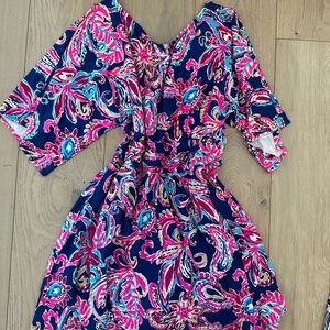 Lilly Pulitzer Parigi Boat Neck Romper